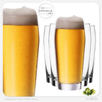 IMPERIAL glass Willibecher aus Crystalline Glas 300ml (max. 375ml) Set 6 Stück Spülmaschinenfest 0,3L
