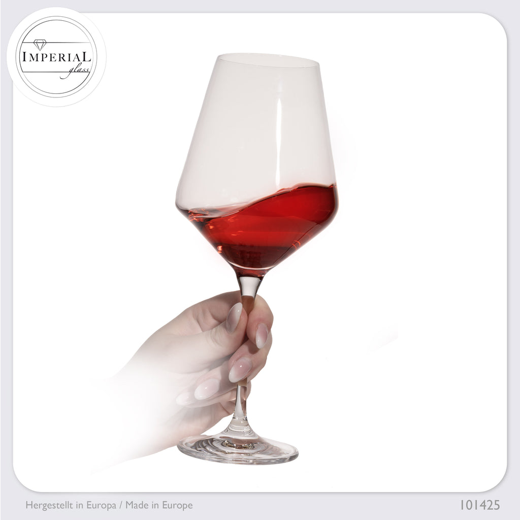 IMPERIAL szklanki do aperitifu Zestaw 6x 580ml ze szkła krystalicznego, można myć w zmywarce „Athen”
