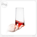 IMPERIAL glass Trinkgläser aus Glas 490ml (max. 550ml) Set 12 Teilig Wassergläser groß