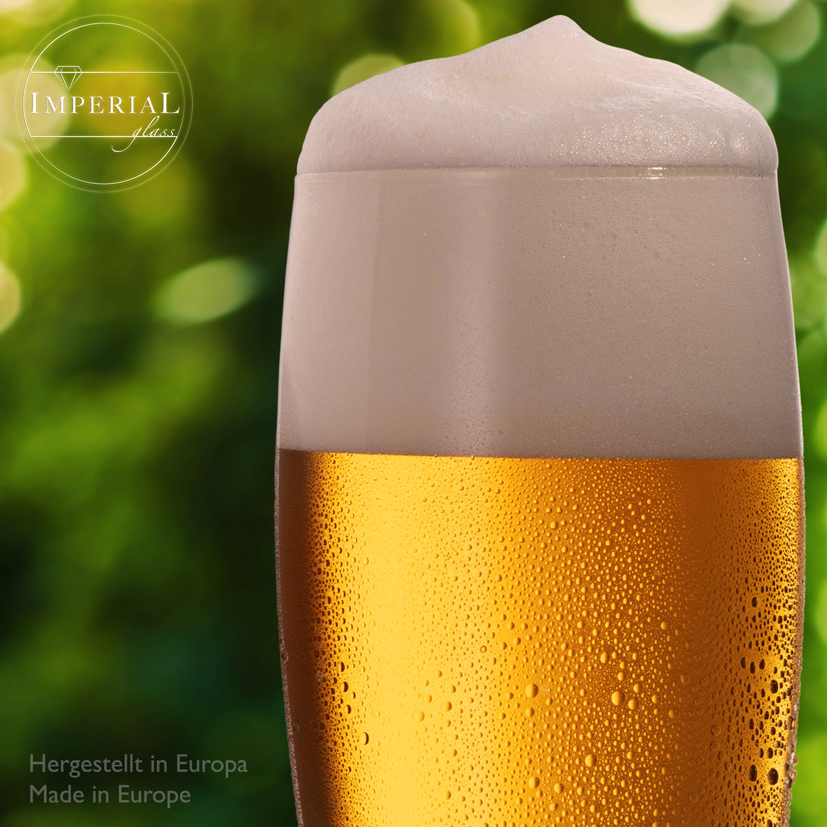IMPERIAL glass Biergläser aus Glas 500ml (max 670ml) Set 6-Teilig