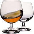 Kieliszki do koniaku IMPERIAL 2 sztuki - Koniakówki 250ml Brandy ze szkła krystalicznego Kieliszki do rumu można myć w zmywarce