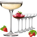IMPERIAL glass Sektschalen 220ml "Havanna" Champagnergläser Set 6-Teilig Sektgläser aus Crystalline Glas