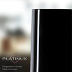 PLATINUX Czarne Eleganckie Szklanki do Napojów 360ml (max. 440ml) Zestaw 6 sztuk Szklanki do Wody, Szklanki do Soków
