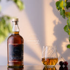 IMPERIAL karbowane szklanki do napojów zestaw 6 sztuk ze szkła krystalicznego 430 ml można myć w zmywarce
