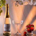 IMPERIAL glass Eckige Sektschalen 260ml Set 6-Teilig "Rio" Champagnergläser aus Crystalline Glas