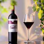 Kieliszki do wina czerwonego IMPERIAL glass 375ml seria "Rom" zestaw 6-częściowy ze szkła krystalicznego