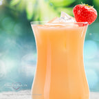 PLATINUX Zestaw 6 szklanek koktajlowych 400ml (maks. 470ml) Szklanki do drinków Szklanki barowe Hurricane Duże (Niebieskie)
