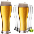 IMPERIAL glass Weizengläser aus Glas 500ml (max. 700ml) Set 6 Stück Spülmaschinenfest