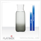 PLATINUX Karafka szklana z efektem Ombre w kolorze czarnym 1L (maks. 1130ml)