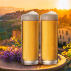 IMPERIAL glass Kölschgläser aus Glas Set 6-Teilig 500ml (max. 630ml) Kölschstangen 0,5L