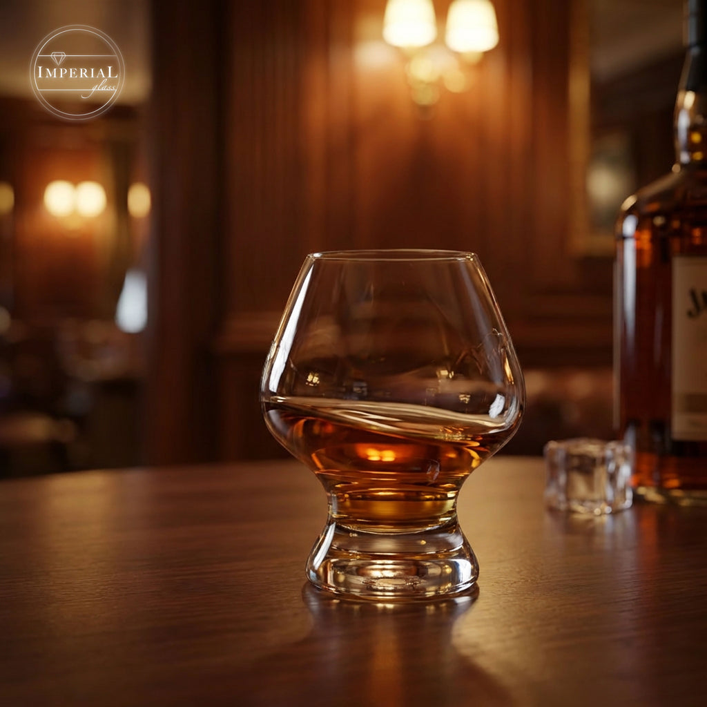 IMPERIAL glass zestaw 2 szklanek Tasting Glas 220ml Nosing Glas Degustationsglas szklane - kieliszek do koniaku, kieliszek do whisky, można myć w zmywarce