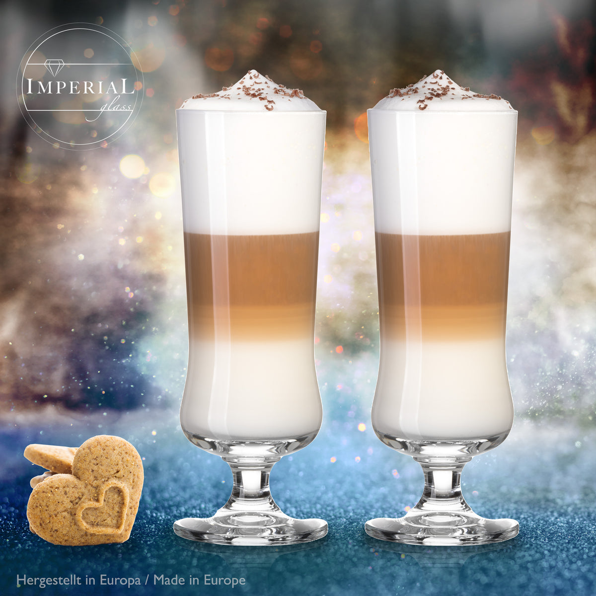 IMPERIAL glass Elegante Cocktailgläser aus Crystalline Glas 300ml Set 6-Teilig