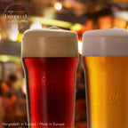IMPERIAL glass Pint Biergläser Set 6 Stück 500ml (max. 700ml) aus Crystalline Glas Spülmaschinenfest