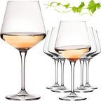 IMPERIAL glass Weißweingläser 560ml "Athen" Set 6-Teilig Chardonnay Glas aus Crystalline Glas Weingläser Spülmaschinenfest