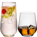 IMPERIAL glass Trinkgläser aus Glas 450ml & 520ml Set 12-Teilig Getränkeglas Wassergläser