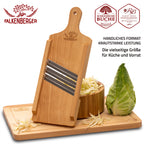 FALKENBERGER Krauthobel M massive Buche, Maße 43 × 16 × 3,5 cm Handgefertigt
