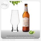 IMPERIAL glass Biergläser aus Glas 400ml (max. 500ml) Set 6-Teilig Weizengläser 0,4L