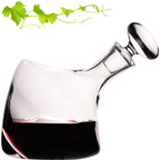 IMPERIAL glass Karafka do wina 1000 ml Dekanter ze szkła krystalicznego Seria „Rom” Dekanter do wina Ręcznie wykonany