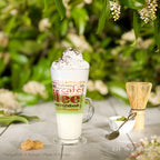 PLATINUM Szklanki do kawy z motywem maks. 280ml zestaw 6 sztuk szklanych szklanek do Latte Macchiato z uchwytem szklanki do Cappuccino