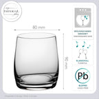 IMPERIAL glass Szklanki do whisky 2 sztuki 340ml - Szklanki do napojów szklane nadające się do mycia w zmywarce