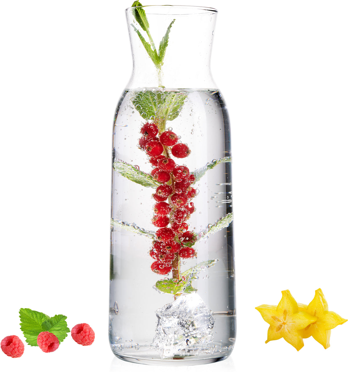 PLATINUX Karafka szklana 1000ml (maks. 1130ml) karafka na wodę
