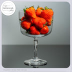 IMPERIAL glass Dessertschalen Set 4x Dessertglas auf Fuß aus Crystalline Glas, spülmaschinengeeignet Serie "Rio"