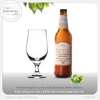 PLATINUM Kufle do piwa 300ml (max. 400ml) Zestaw 6-częściowy Szklanki do piwa ze szkła krystalicznego Kielichy do piwa