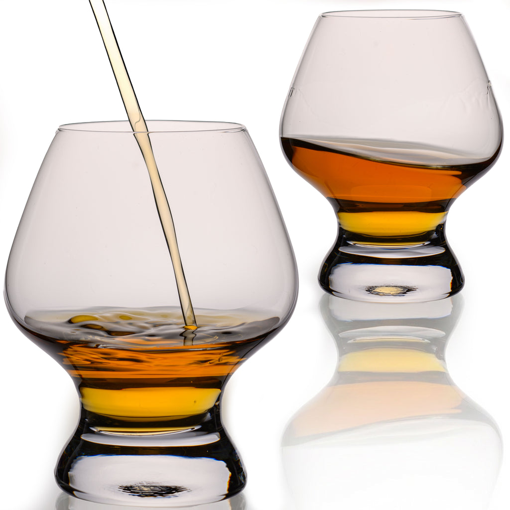 IMPERIAL glass zestaw 2 szklanek Tasting Glas 220ml Nosing Glas Degustationsglas szklane - kieliszek do koniaku, kieliszek do whisky, można myć w zmywarce