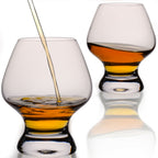 IMPERIAL glass zestaw 2 szklanek Tasting Glas 220ml Nosing Glas Degustationsglas szklane - kieliszek do koniaku, kieliszek do whisky, można myć w zmywarce
