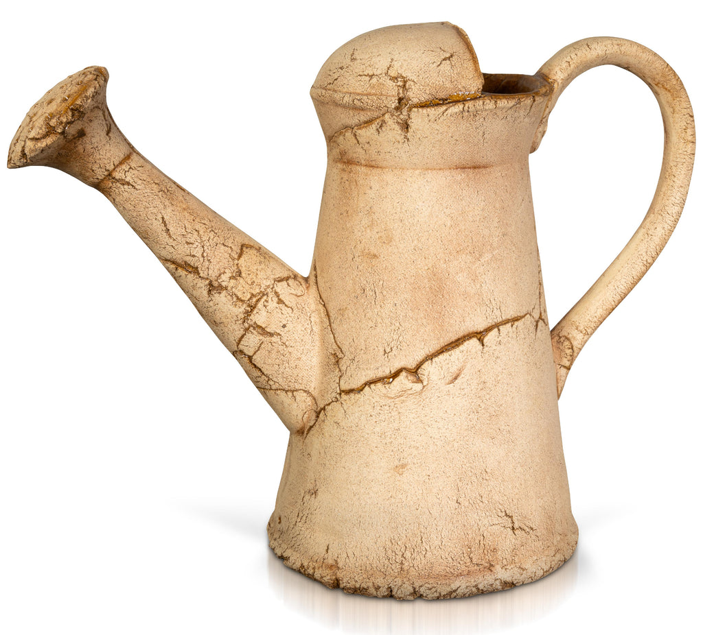 PLATINUX Dzbanek dekoracyjny z kamionki, brązowy, 36x16,5x26,5cm