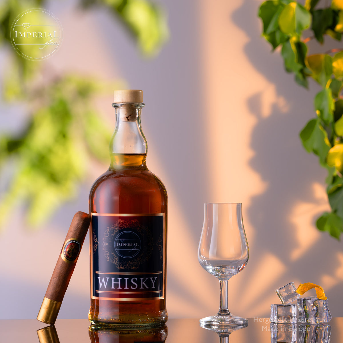 IMPERIAL Szklanka do degustacji, zestaw 12 sztuk - Szklanka degustacyjna do whisky i brandy 120ml, szkło krystaliczne, można myć w zmywarce