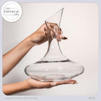IMPERIAL glass Dekanter 2100 ml Karafka do wina ze szkła krystalicznego Seria „Athen” Ręcznie wykonana