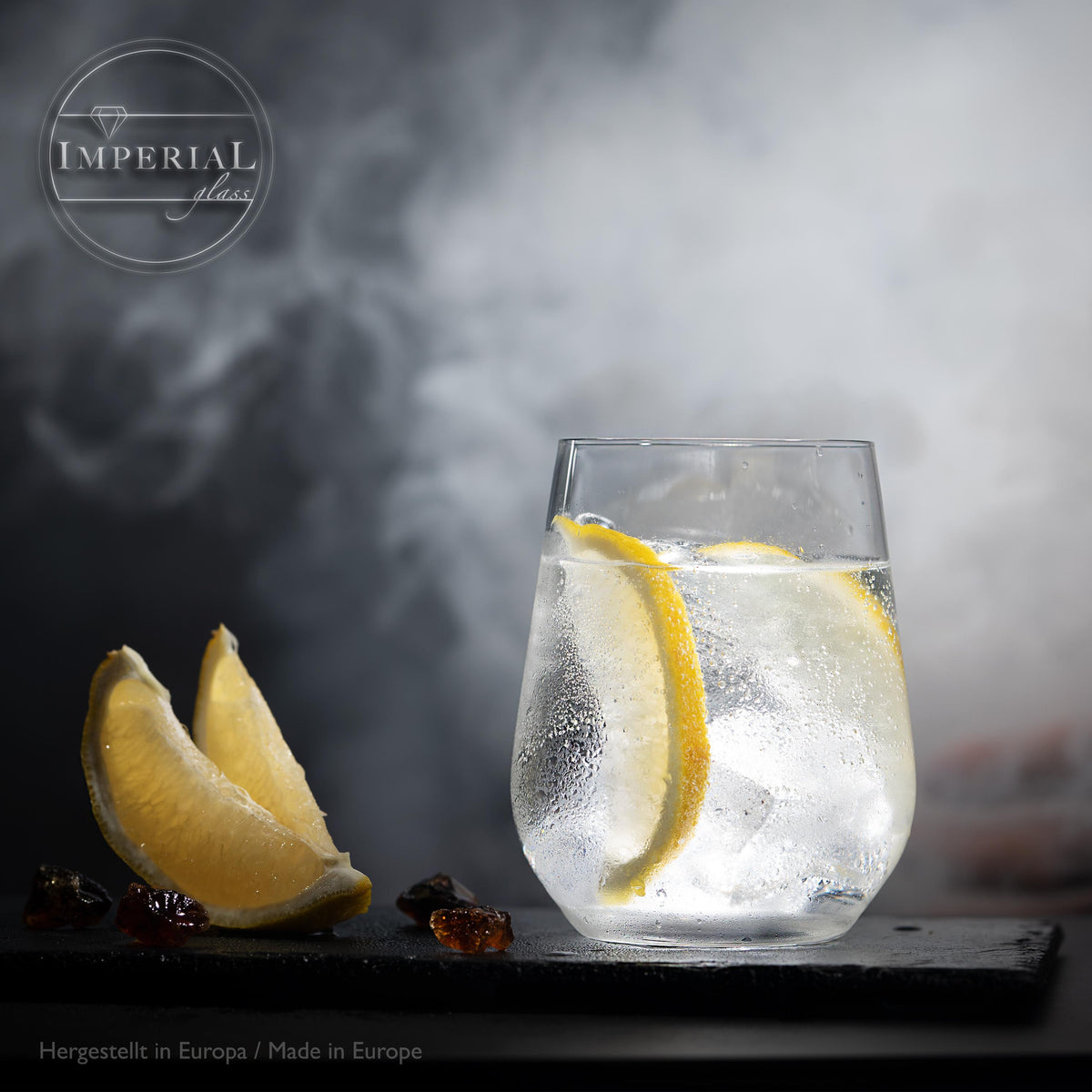 IMPERIAL glass Trinkgläser aus Glas 330ml (max. 450ml) Set 6-Teilig Getränkeglas Wassergläser
