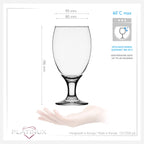 PLATINUM Kielichy do Piwa Zestaw 6 sztuk 500ml (max.610ml) Szklanki do Pilsnera Tulipany