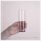 PLATINUX Wysokie szklanki do picia 240 ml (maks. 200 ml) 6 sztuk Szklanki do soków ze szkła Można myć w zmywarce