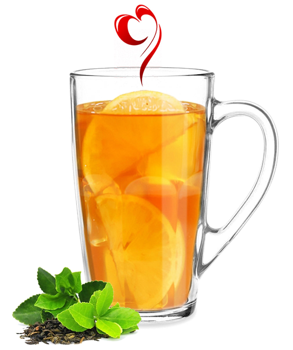 PLATINUX Szklanki do herbaty, kawy z uchwytem, zestaw 6 sztuk, 320 ml (maks. 400 ml) Szklanki do mrożonej herbaty