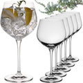 IMPERIAL glass Gin Tonic Gläser 6er Set 570ml bauchiges Gin Ballonglas aus Crystalline Glas Spülmaschinenfest