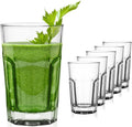 PLATINUX Szklanki uniwersalne 230ml (maks. 280ml) Zestaw 6-częściowy, szklane