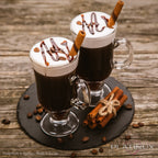 PLATINUX Zestaw szklanek do Irish Coffee z uchem 230ml (6 części) Szklanki do kawy kakao