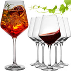 IMPERIAL szklanki do aperitifu Zestaw 6x 580ml ze szkła krystalicznego, można myć w zmywarce „Athen”