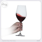 IMPERIAL glass Rotweingläser 300ml Set 6-Teilig "Sydney" Bordeauxgläser aus Crystalline Glas Weinglas Spülmaschinenfest