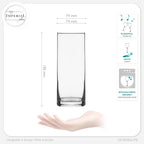 IMPERIAL glass Kölschgläser aus Glas Set 6-Teilig 500ml (max. 630ml) Kölschstangen 0,5L