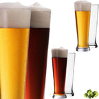 IMPERIAL glass Hohe Weizengläser aus Crystalline Glas Set 6 Stück 500ml (max. 680ml) Spülmaschinenfest
