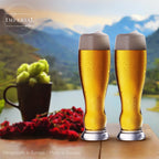 IMPERIAL glass Weizengläser 500ml (max. 600ml) Set 6-Teilig aus Glas 0,5L Spülmaschinenfest