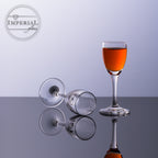 IMPERIAL glass Kieliszki do likieru 6 sztuk 35ml - Kieliszki do wódki na nóżce, kieliszki do shotów ze szkła krystalicznego, można myć w zmywarce