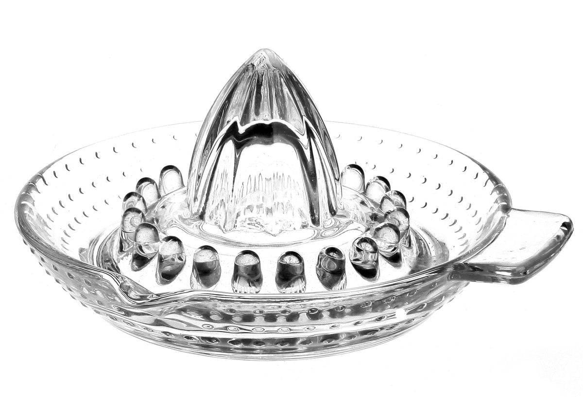 PLATINUX  Zitronenpresse aus Glas Set 2 Stück Handpresse - klassische Zitruspresse