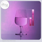 IMPERIAL glass eckige Wassergläser mit Stiel 4er Set aus Crystalline Glas 330ml "Milano" Spülmaschinenfest