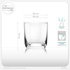 IMPERIAL glass Trinkgläser aus Glas 225ml (max.330ml) Set 12-Teilig