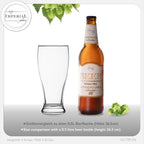 IMPERIAL glass Weizengläser aus Crystalline Glas 500ml (max. 550ml) Set 6 Stück Biergläser 0,7L
