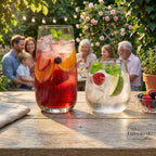 IMPERIAL Glass kwadratowe szklanki do picia zestaw 12 sztuk, szklanki do wody i soku 730 ml i 470 ml ze szkła z serii "Milano" nadające się do mycia w zmywarce